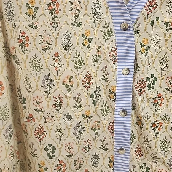 Chicsoul.com Petals and Prints Size 3X Button Front - Picture 5 of 8